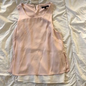 summer sleeveless work blouse with lining inside to prevent being see through